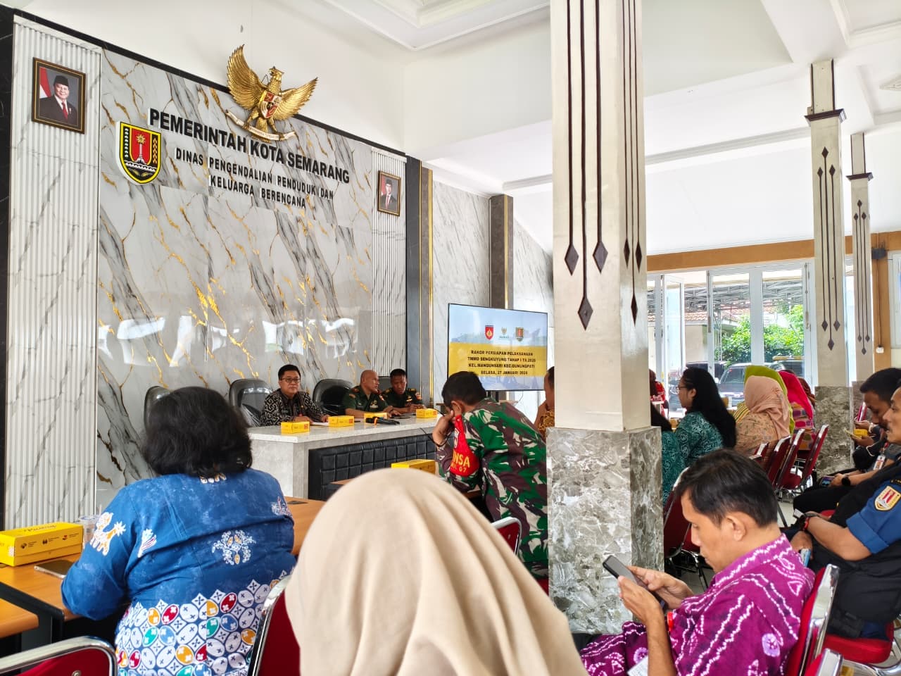 Diskominfo Semarang Koordinasikan Persiapan TMMD Sengkuyung Tahap I di Gunungpati
